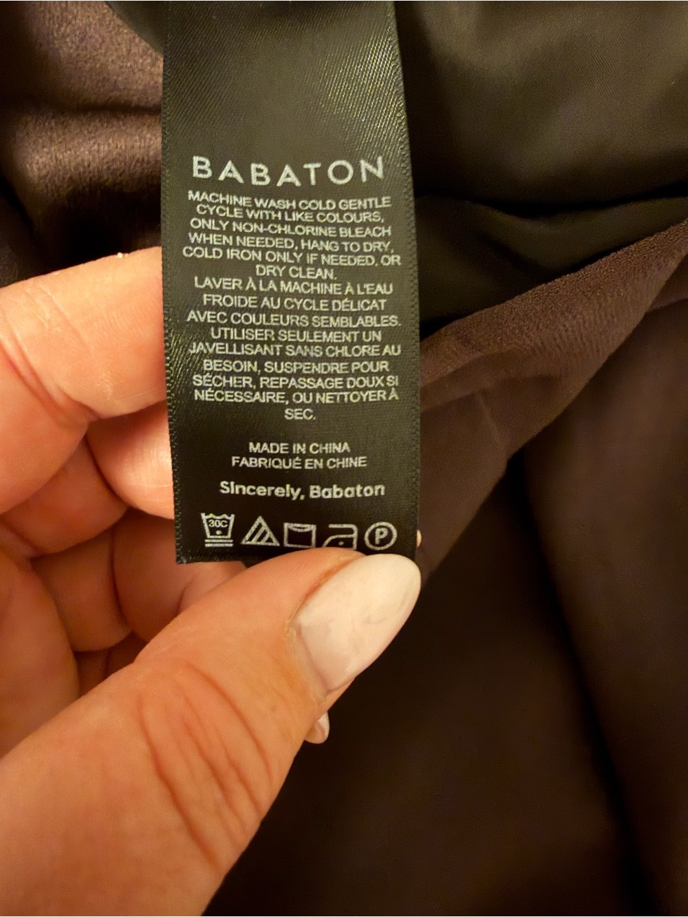Aritzia Babaton Vanitas Satin Pants Coffee Bean Brown Cropped Size 14 - Picture 3 of 6